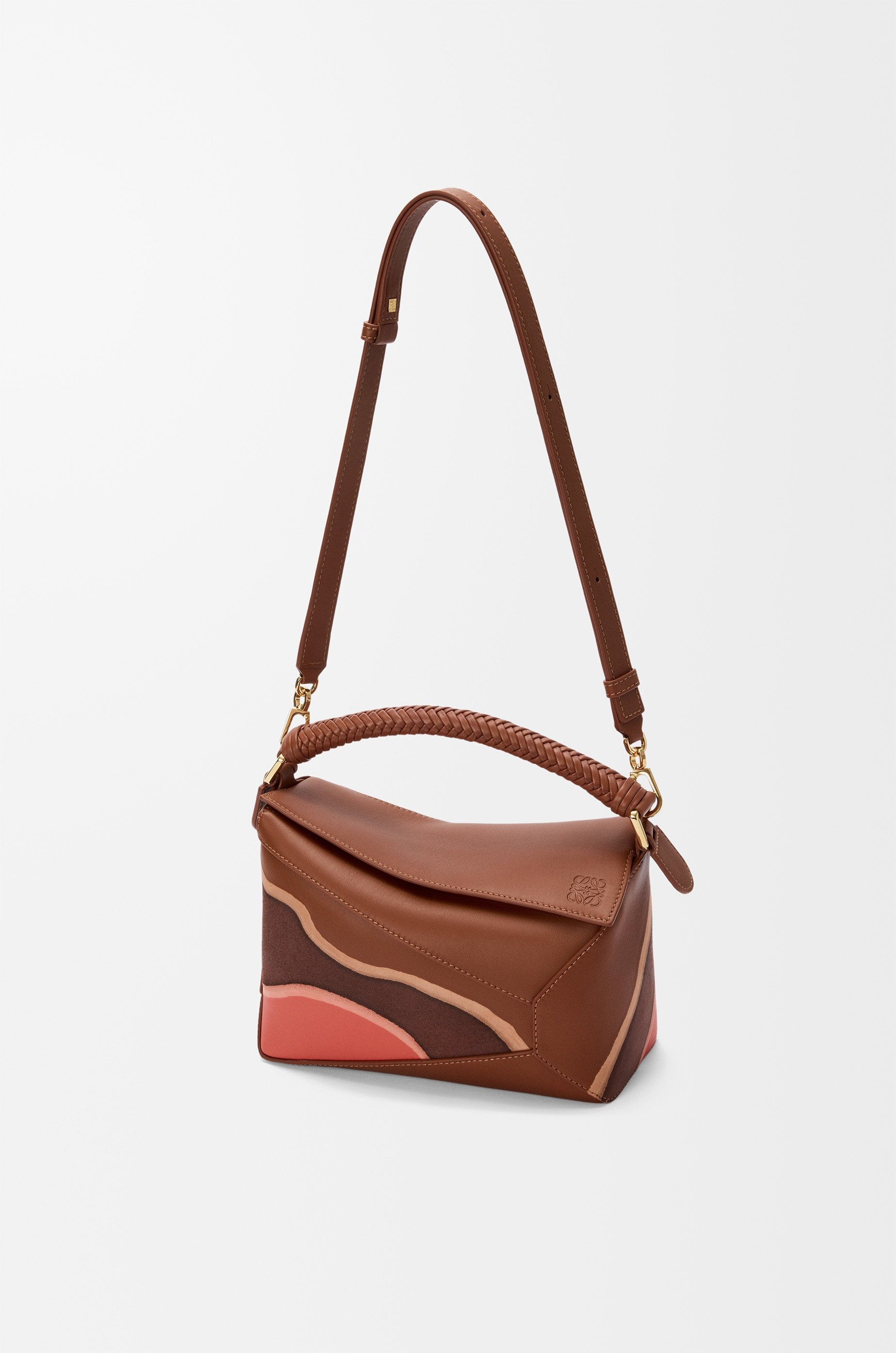 Small Puzzle Edge bag in nappa calfskin - 7