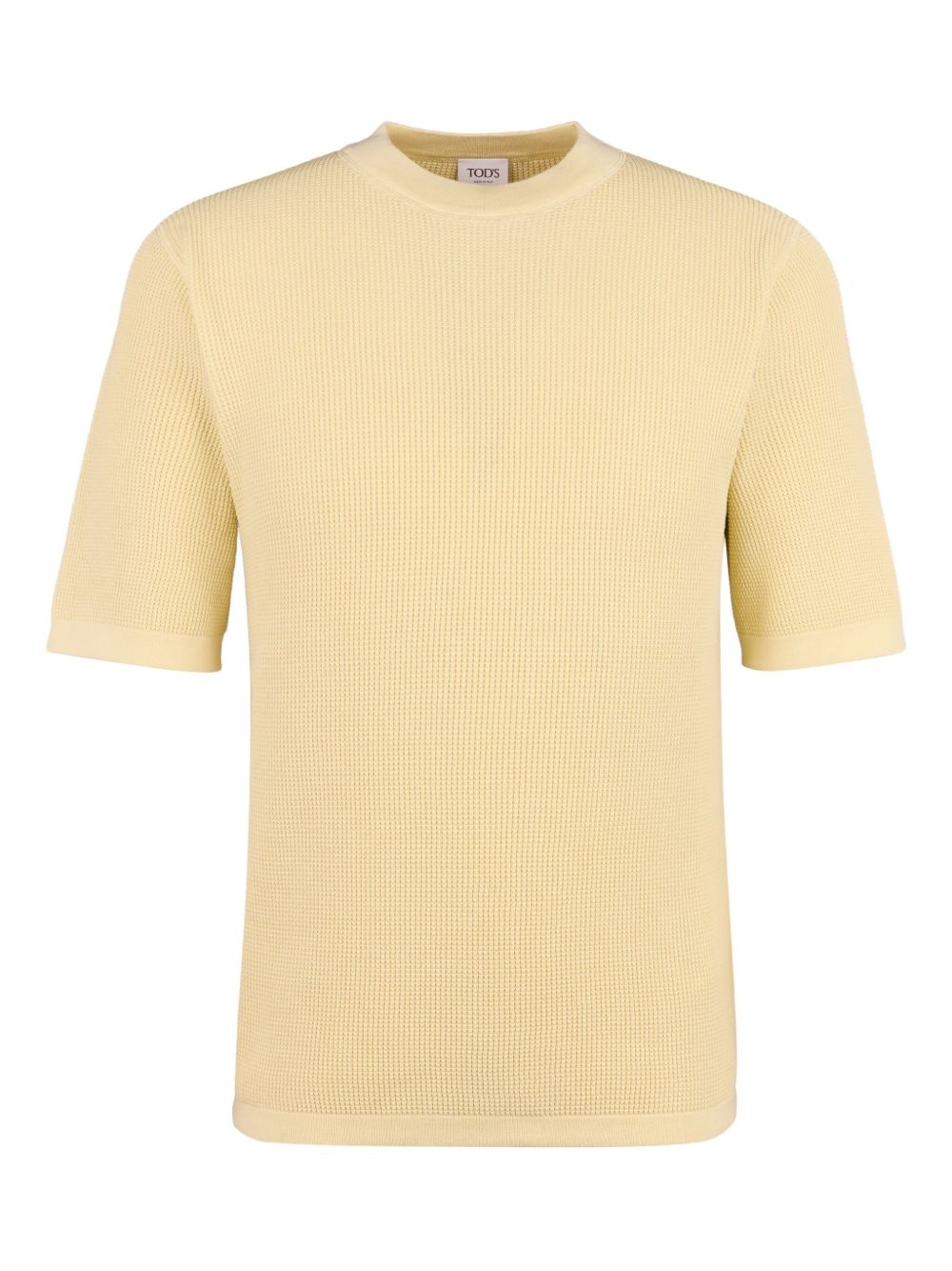 ribbed short-sleeve T-shirt - 1