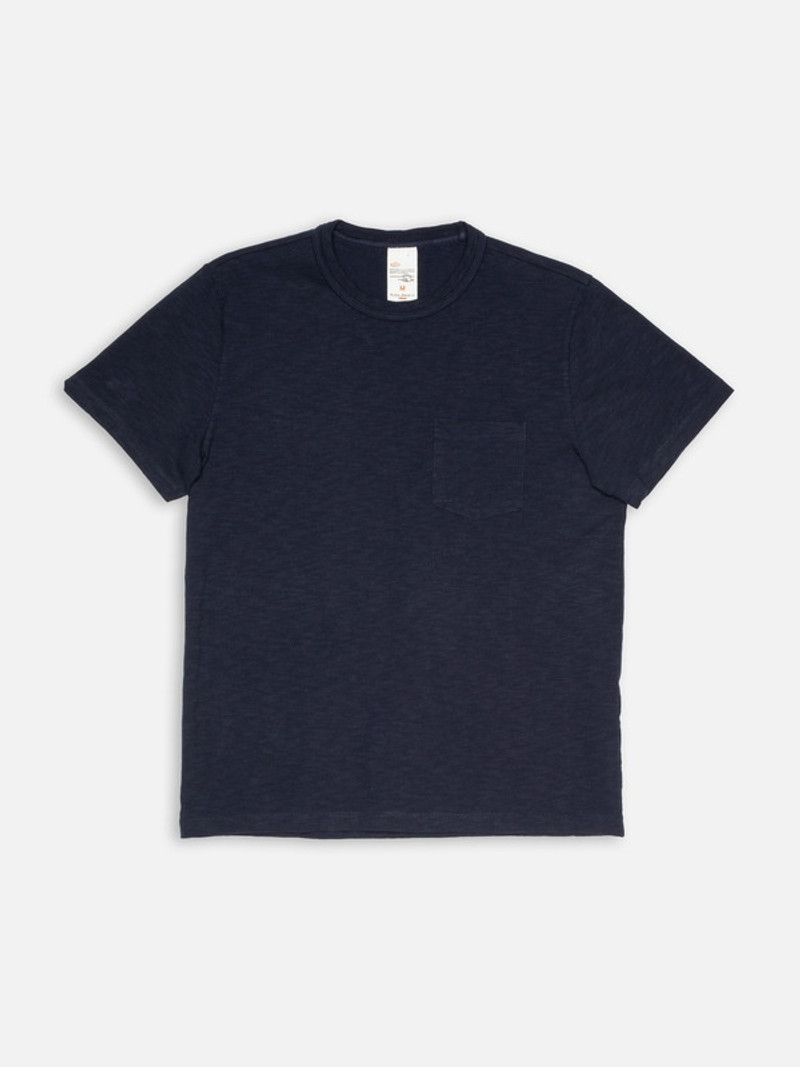 Roy Heavy Slub T-Shirt Blueberry 1