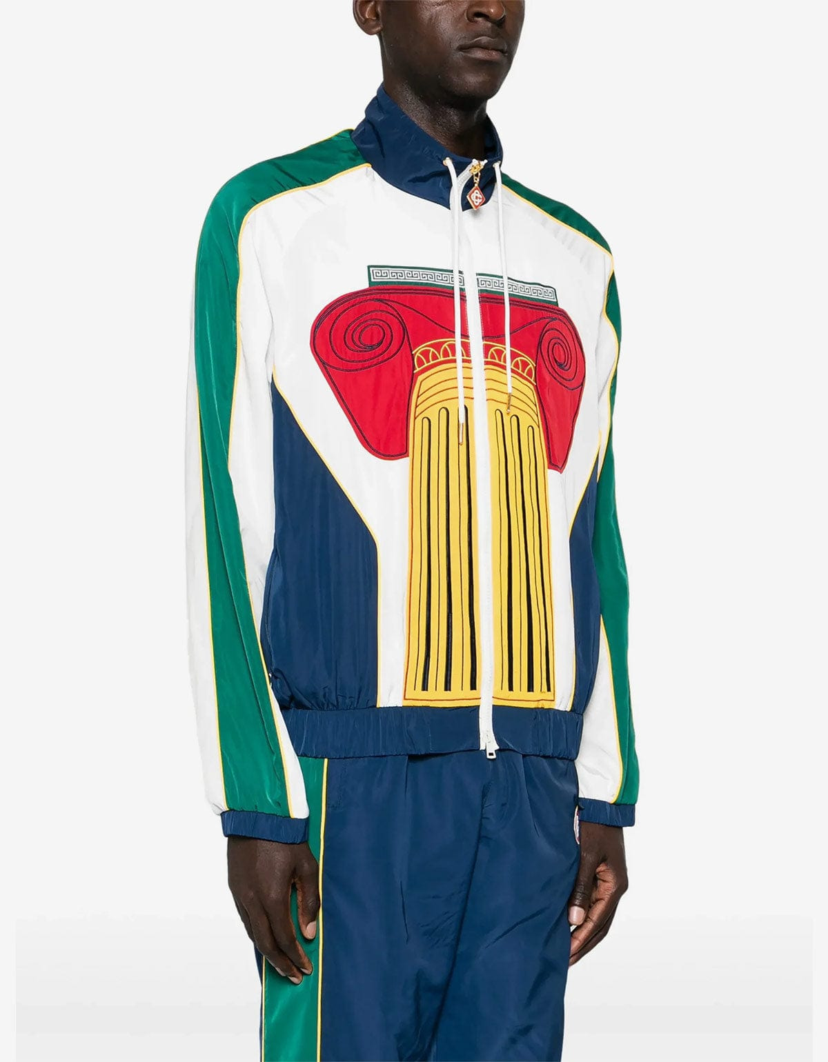Casablanca Multi Column Embroidered Windbreaker Jacket - 3