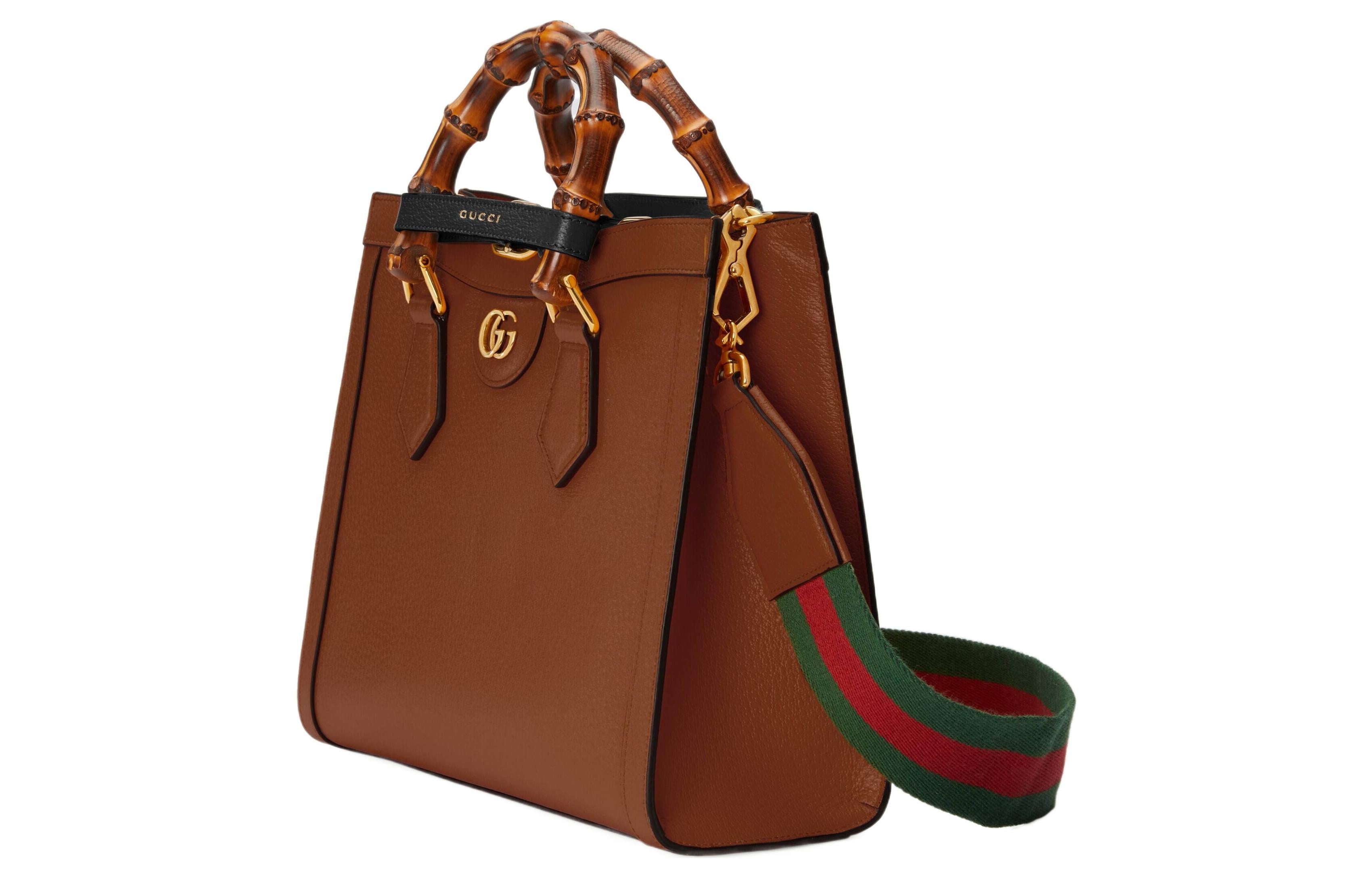 (WMNS) Gucci Diana Small Tote Bag 'Brown' 702721-U3ZDT-2185 - 5