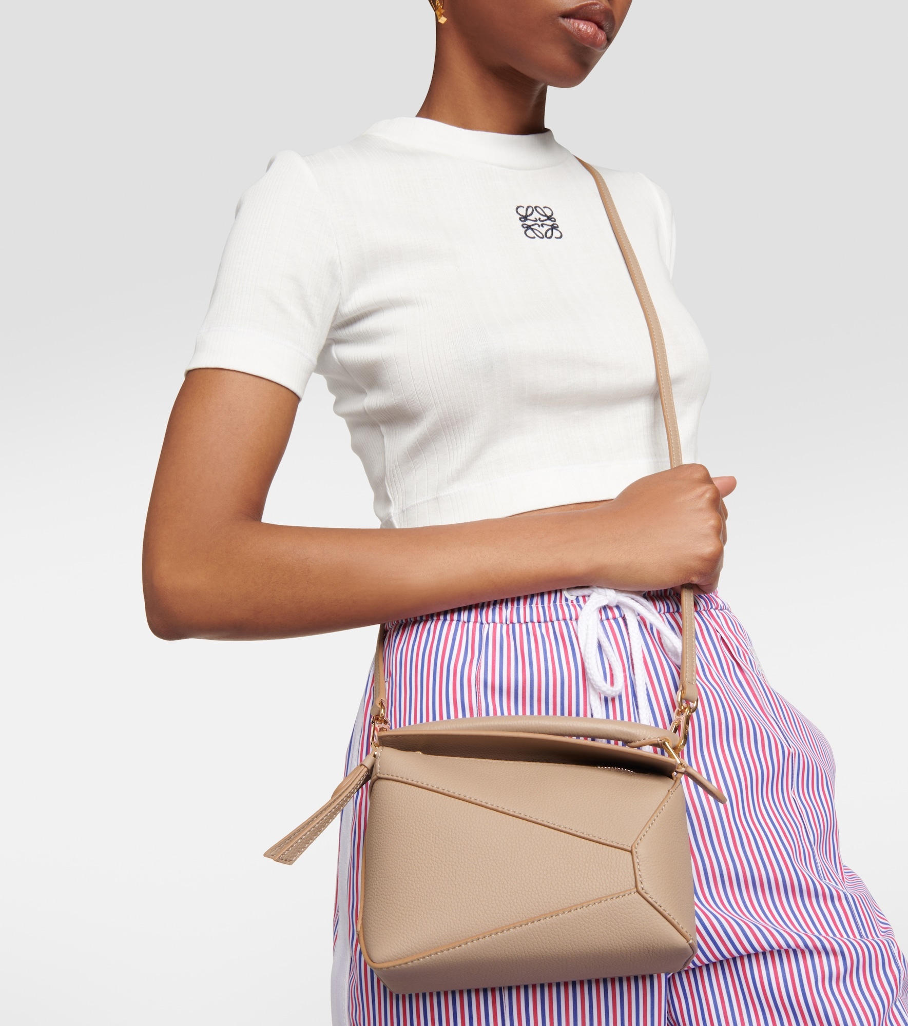 Puzzle Edge Mini leather shoulder bag - 7