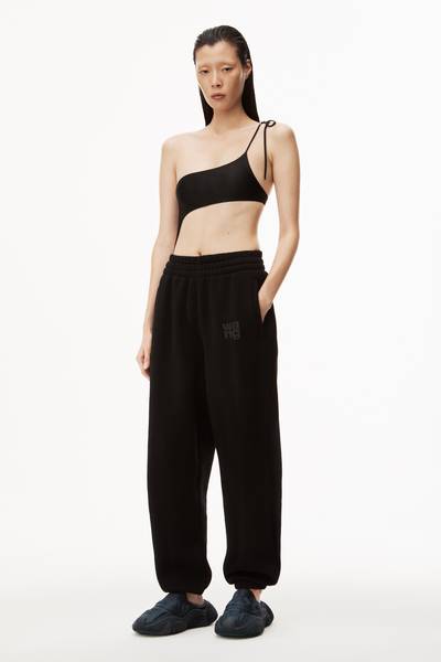 Alexander Wang PUFF LOGO SWEATPANT IN STRUCTURED TERRY outlook