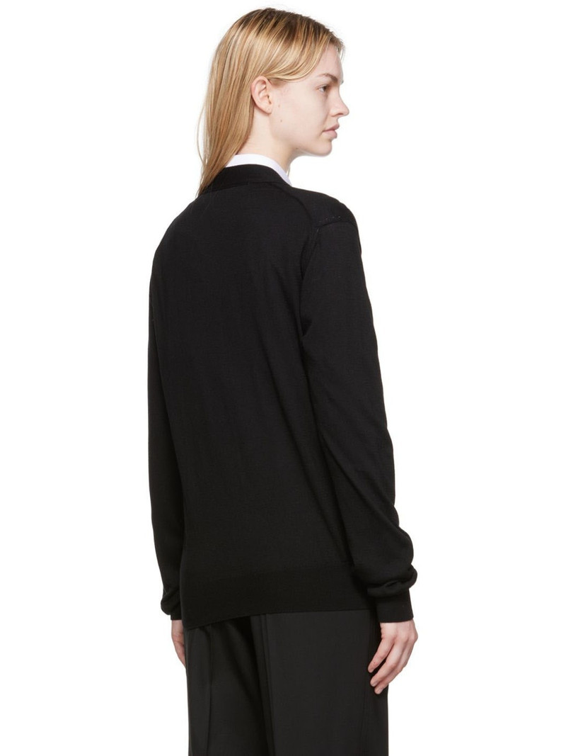 Black Small Heart Patch Cardigan 3