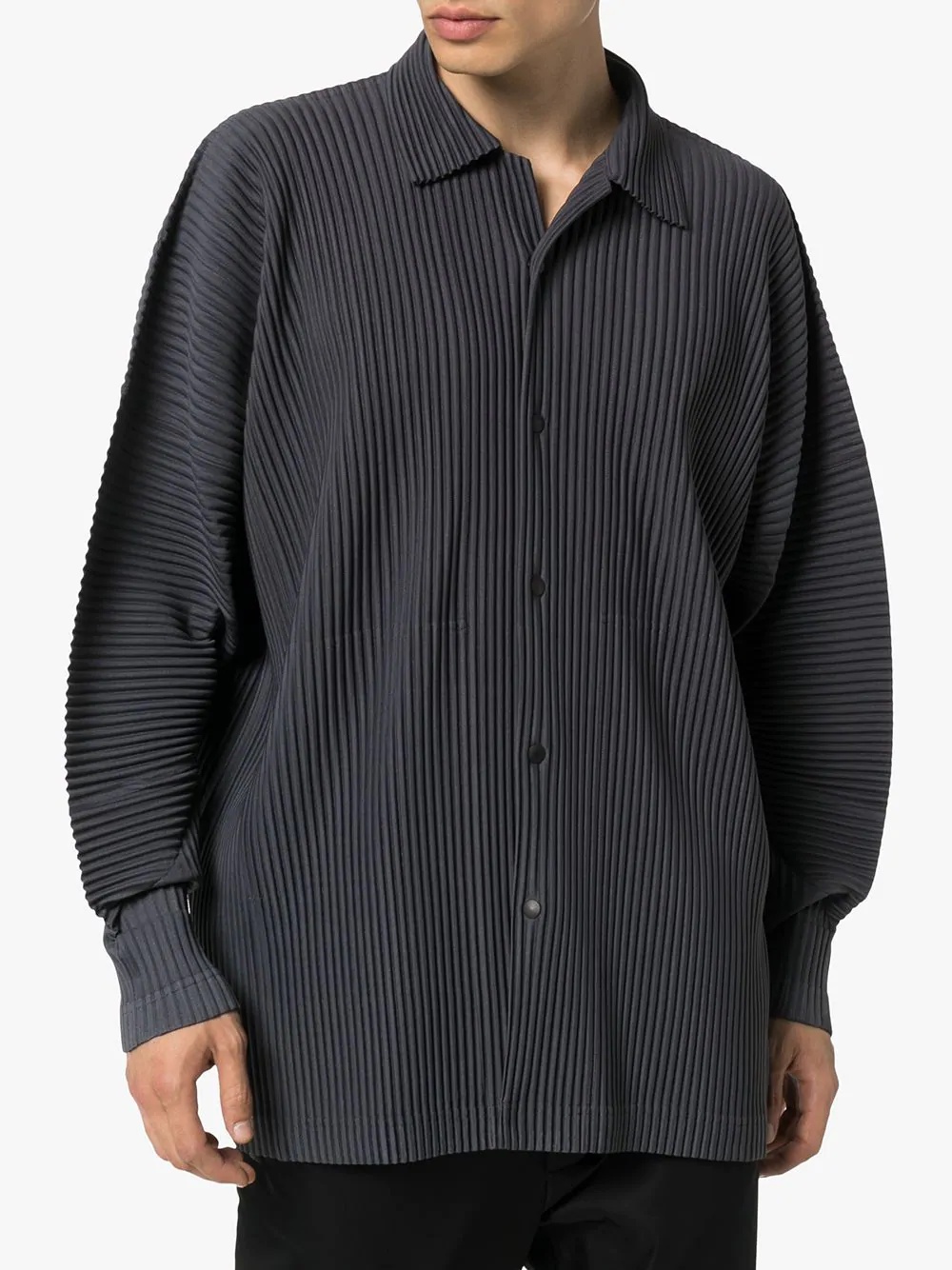 accordion pleat shirt - 3