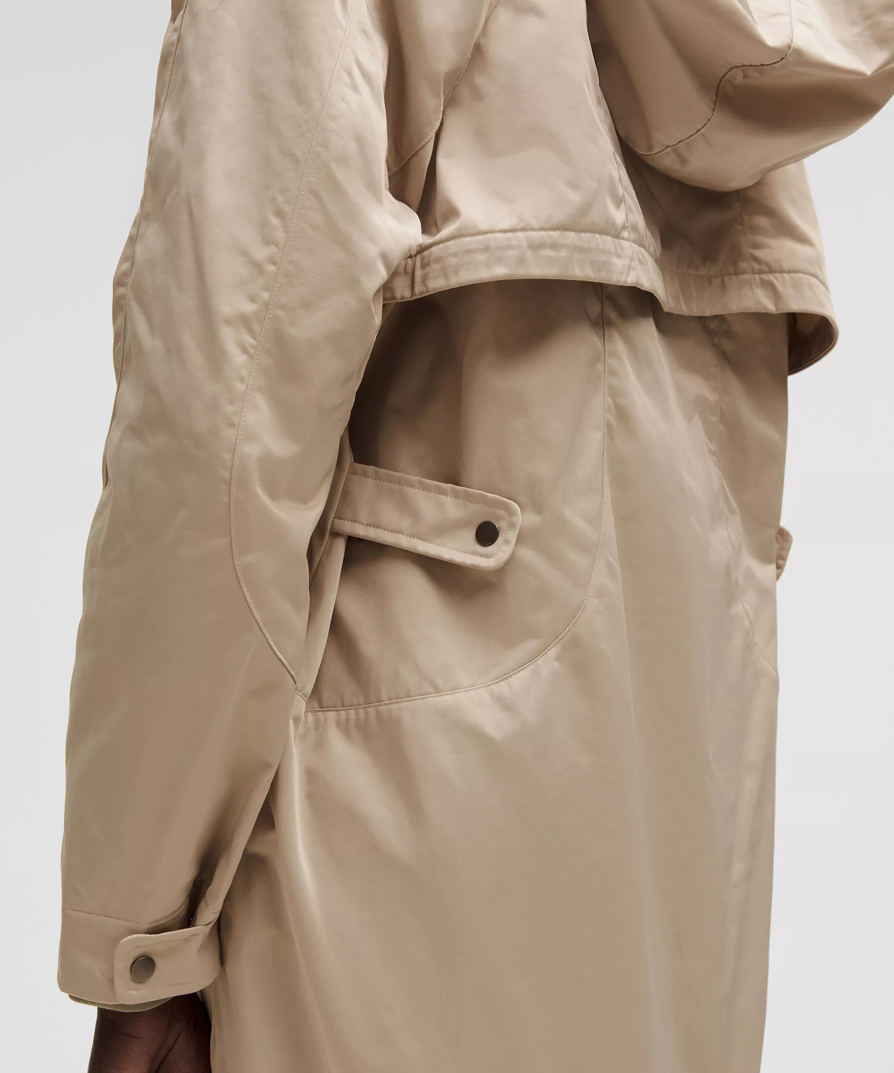Taffeta Removable-Hood Long Jacket *SLNSH Collection - 10