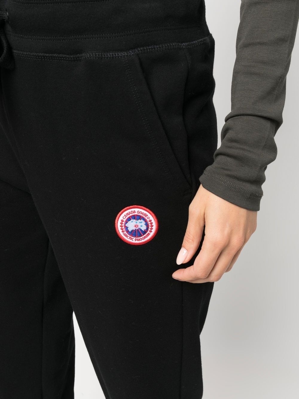 logo-patch track pants - 5