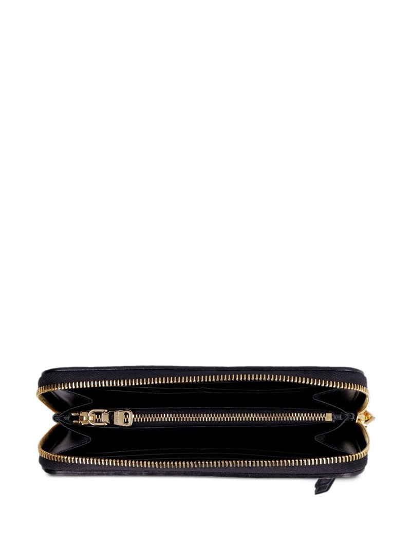 Matelassé zip around wallet 3