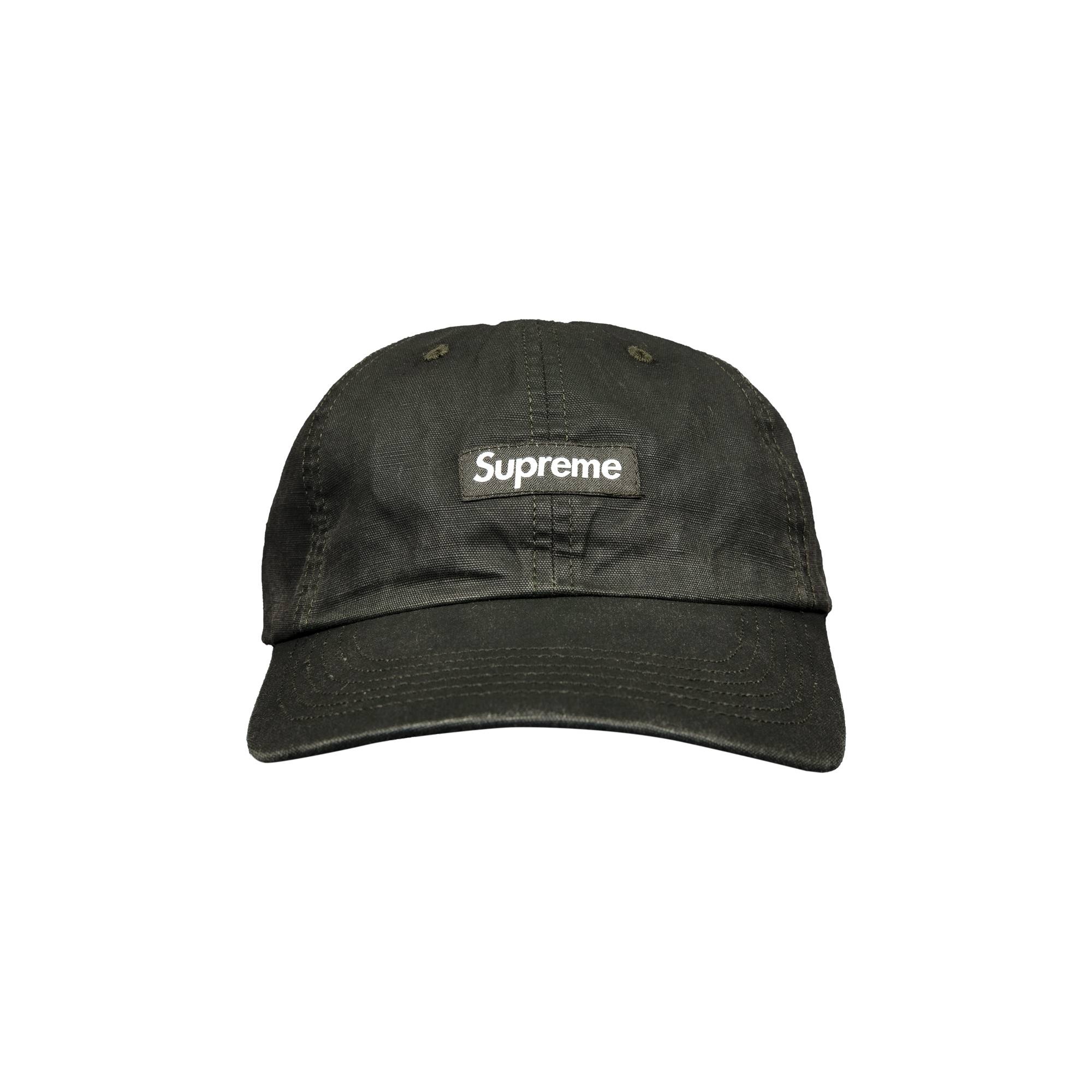 Supreme Small Box Coated Linen 6-Panel 'Black' - 1