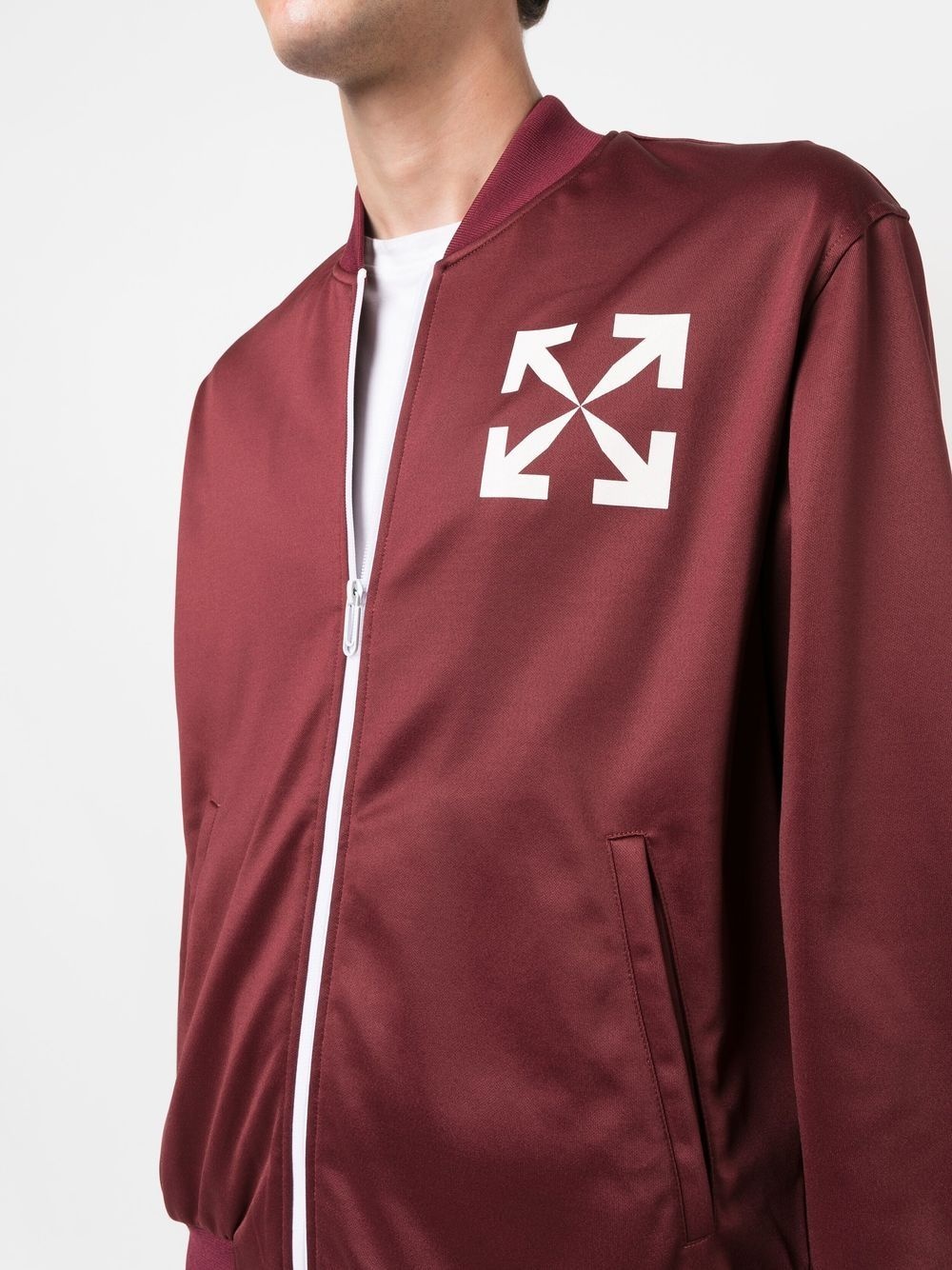 Arrows-motif track jacket - 5