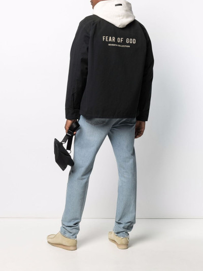 Fear of God logo-print lightweight jacket outlook