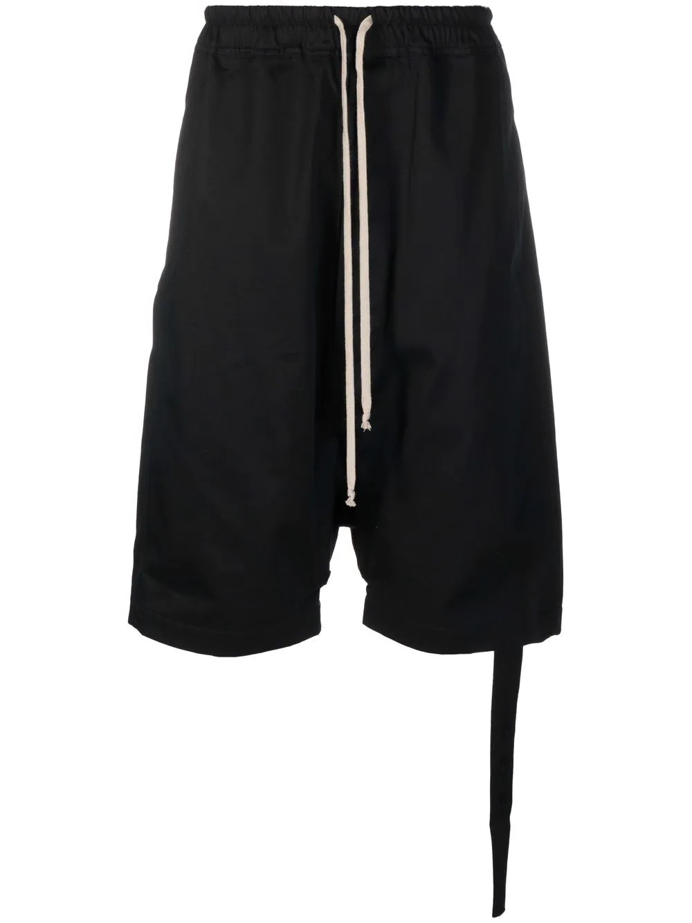 drop-crotch cotton shorts - 1