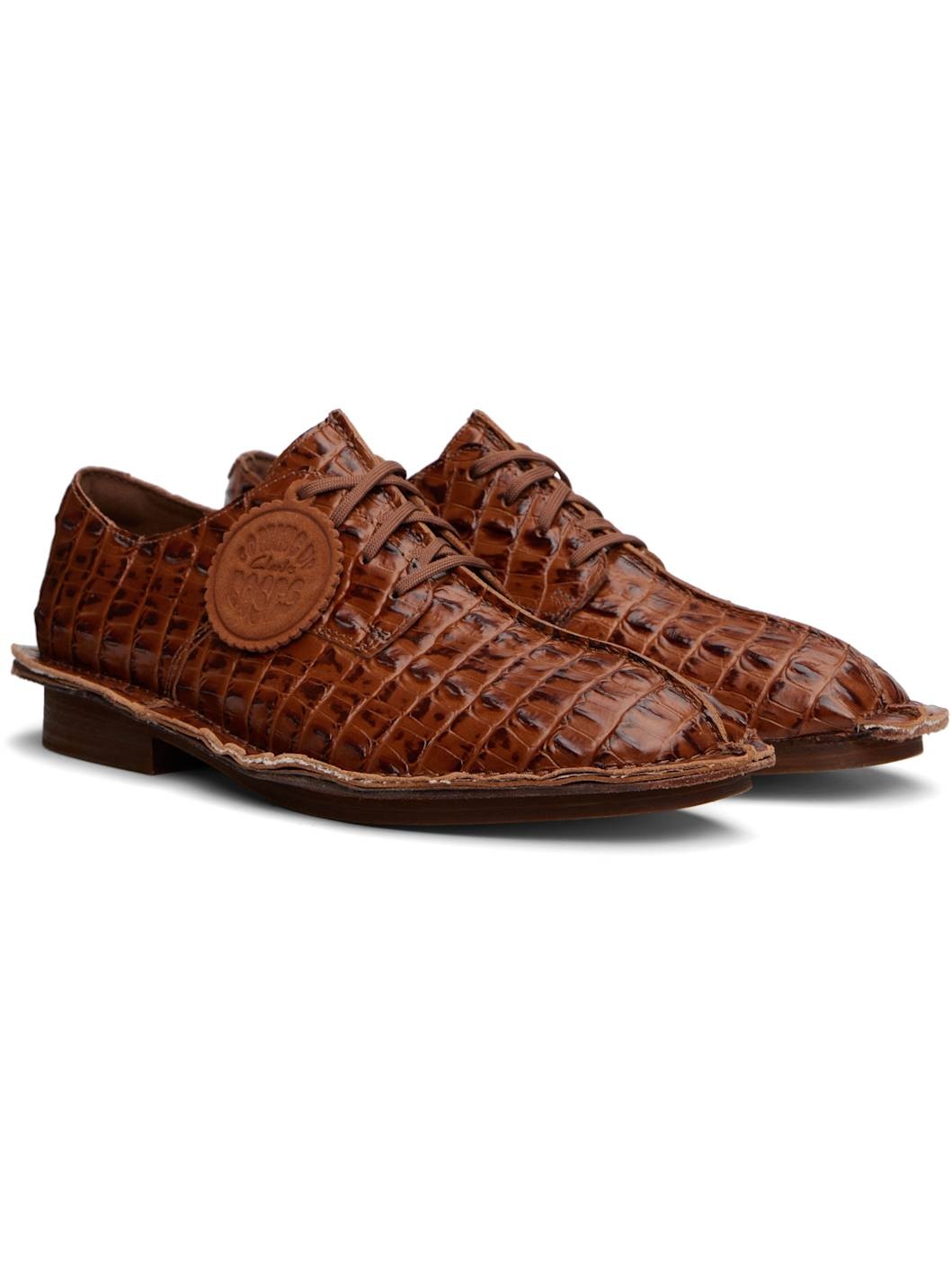 Tan Clarks Edition Classic Derbys - 4