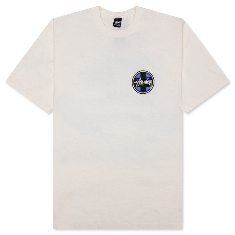 CROSS DOT PIGMENT DYED TEE - NATURAL - 1