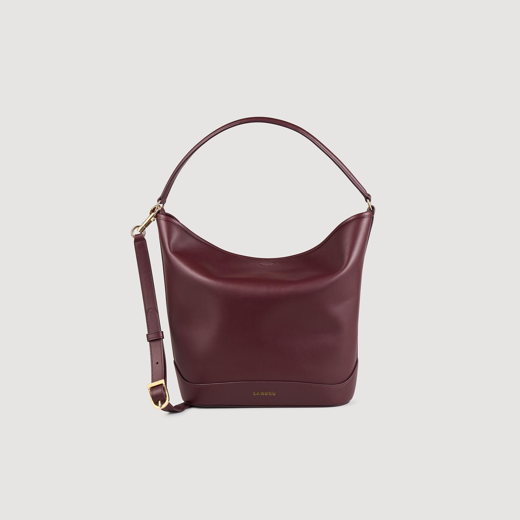 TANGOSO LEATHER BUCKET BAG - 1