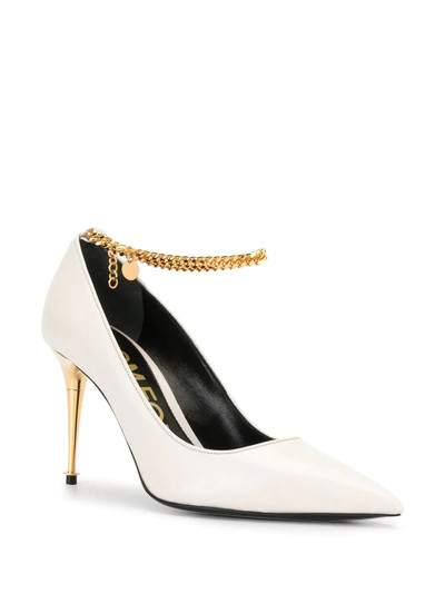 TOM FORD chain link detailed pumps outlook