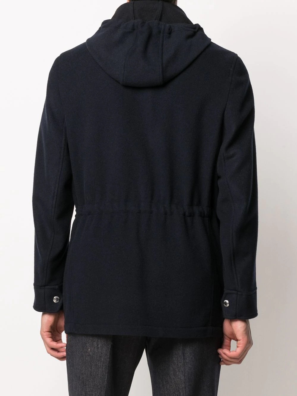 fitted hooded jacket - 4