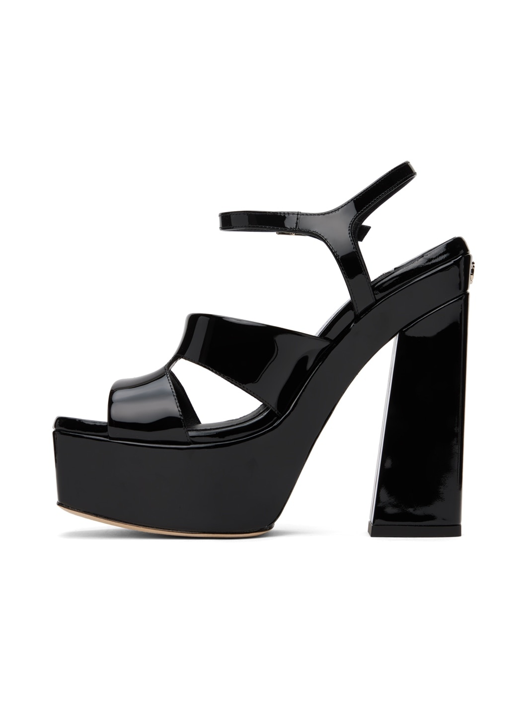 Black Ellison/PF 140 Heeled Sandals - 3