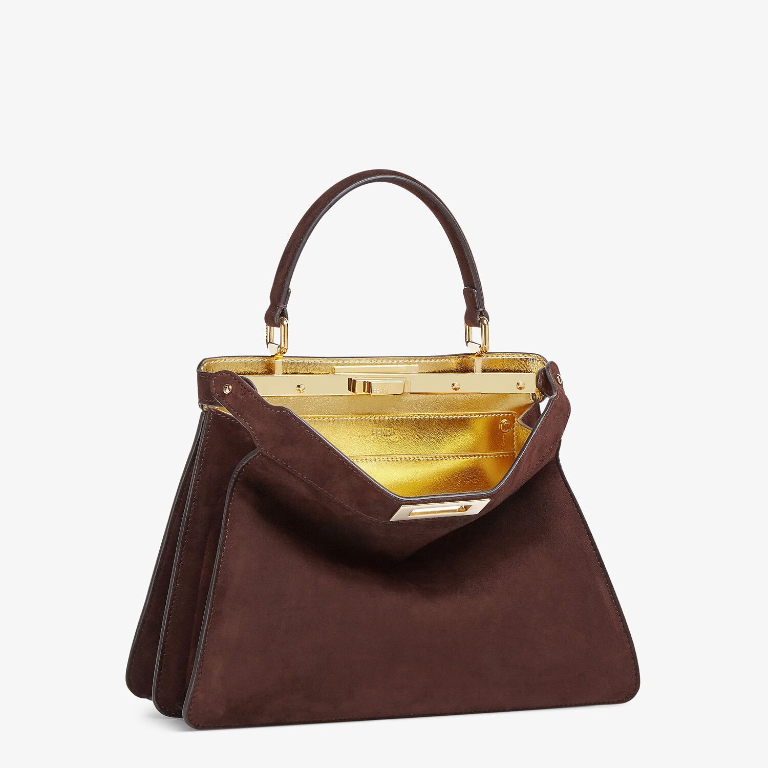 Brown suede bag - 5