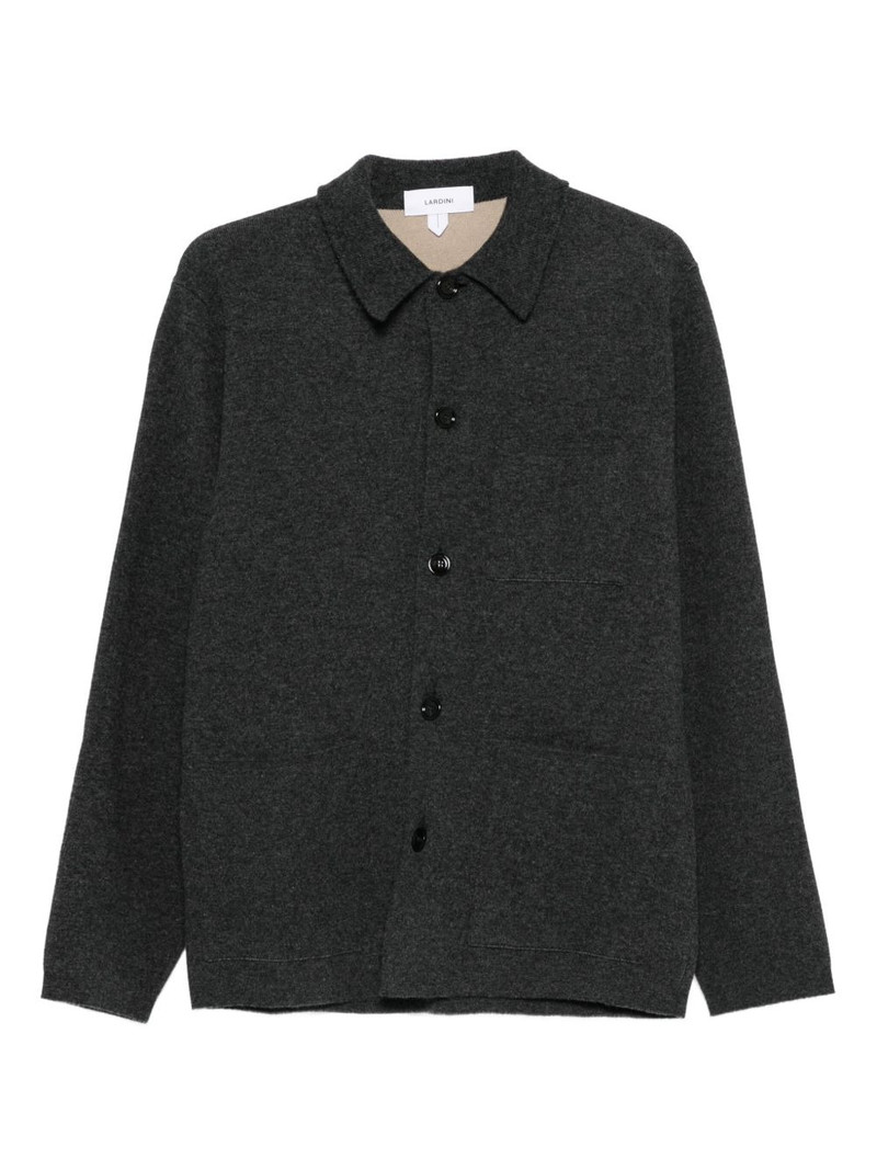 buttoned patch-pocket cardigan 1
