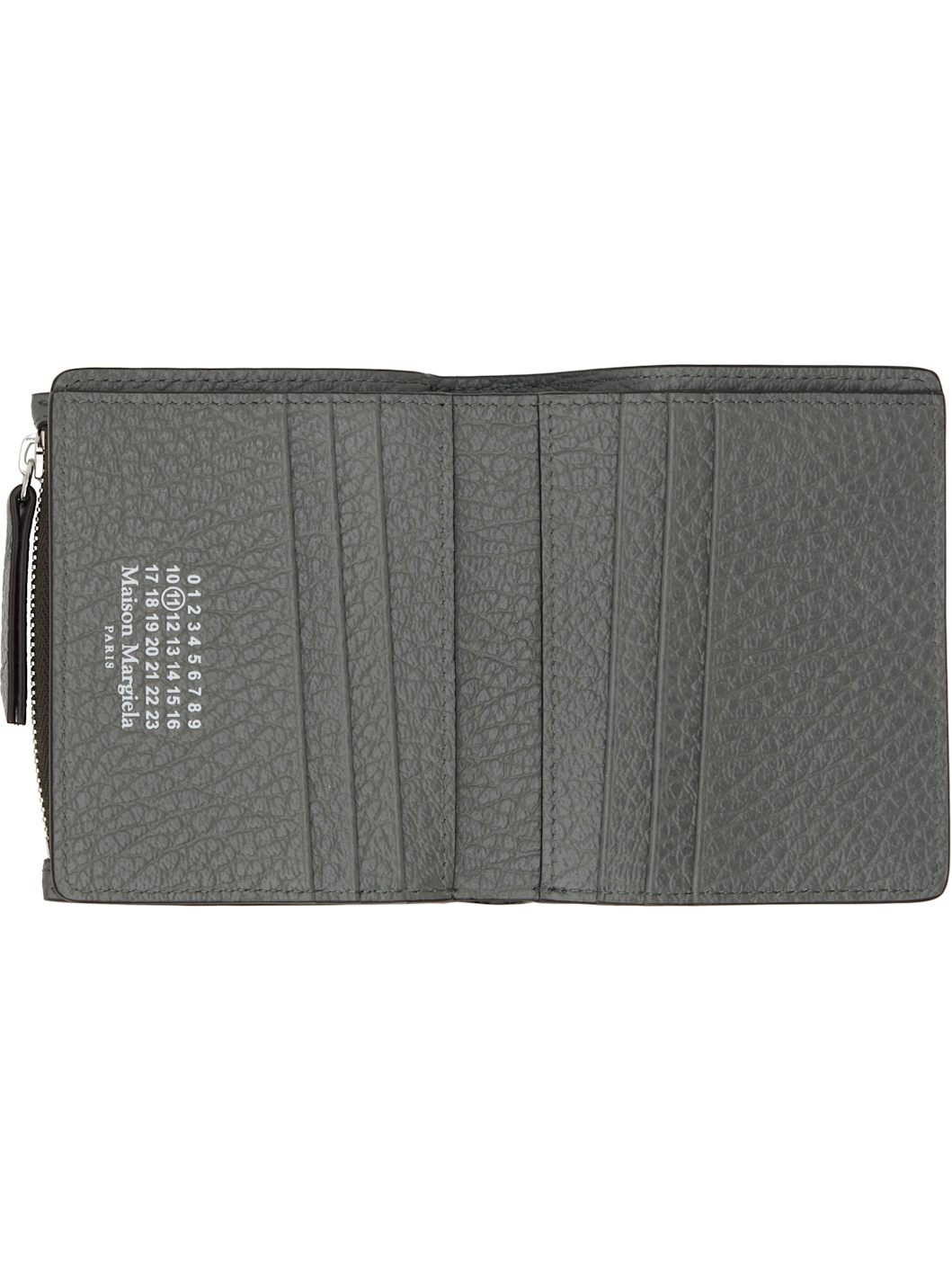 Gray Flip Flap Small Wallet - 3