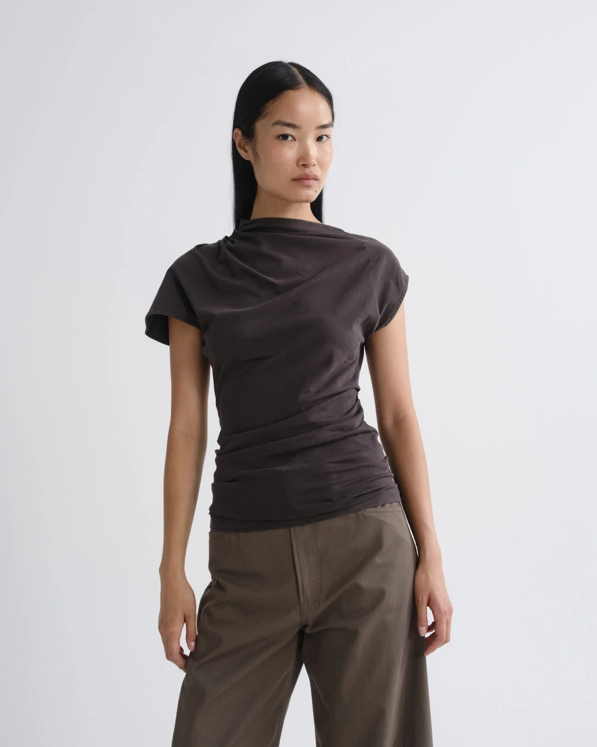 BECKLY TEE IN FORGE - 1