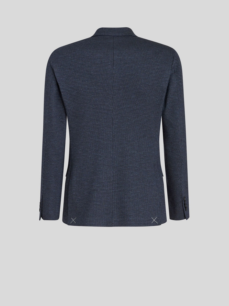 JACQUARD BLAZER WITH HOOD - 8