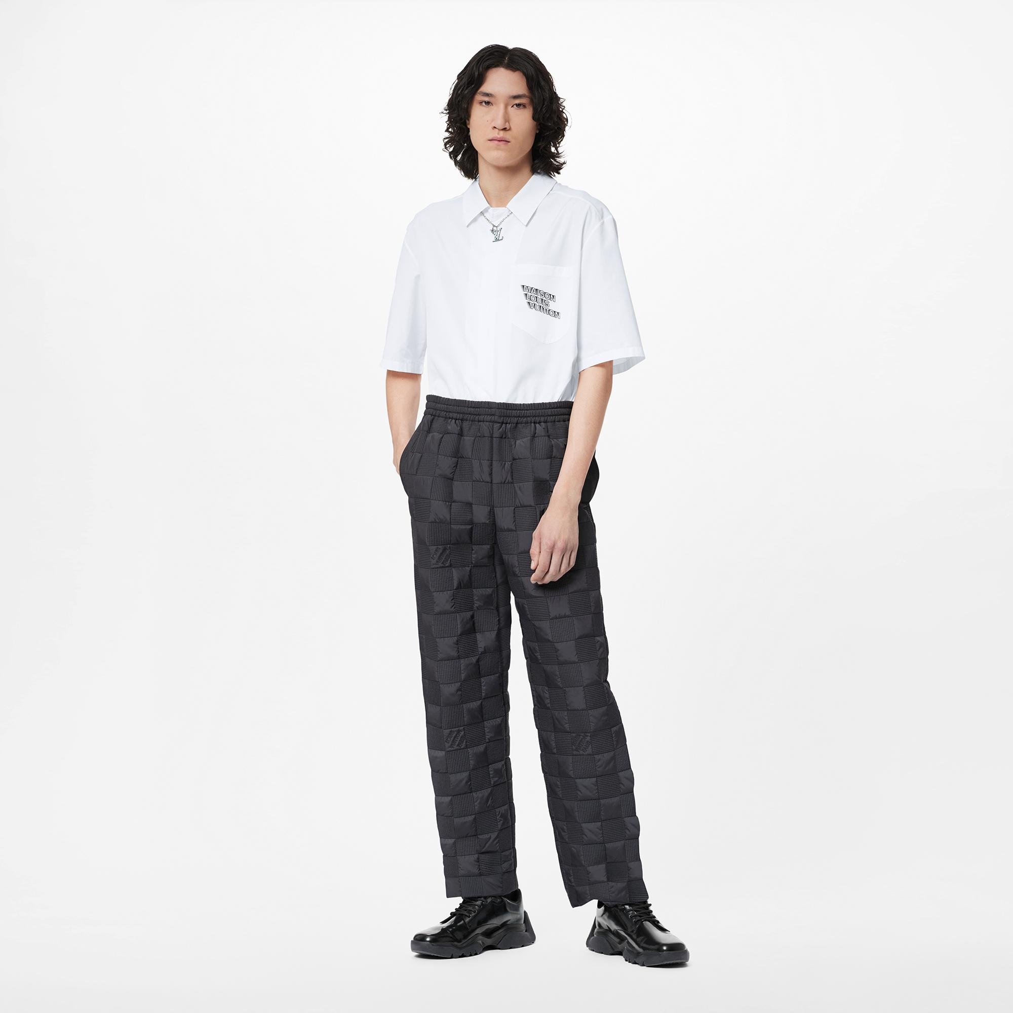 Quilted Damier Pants - 2