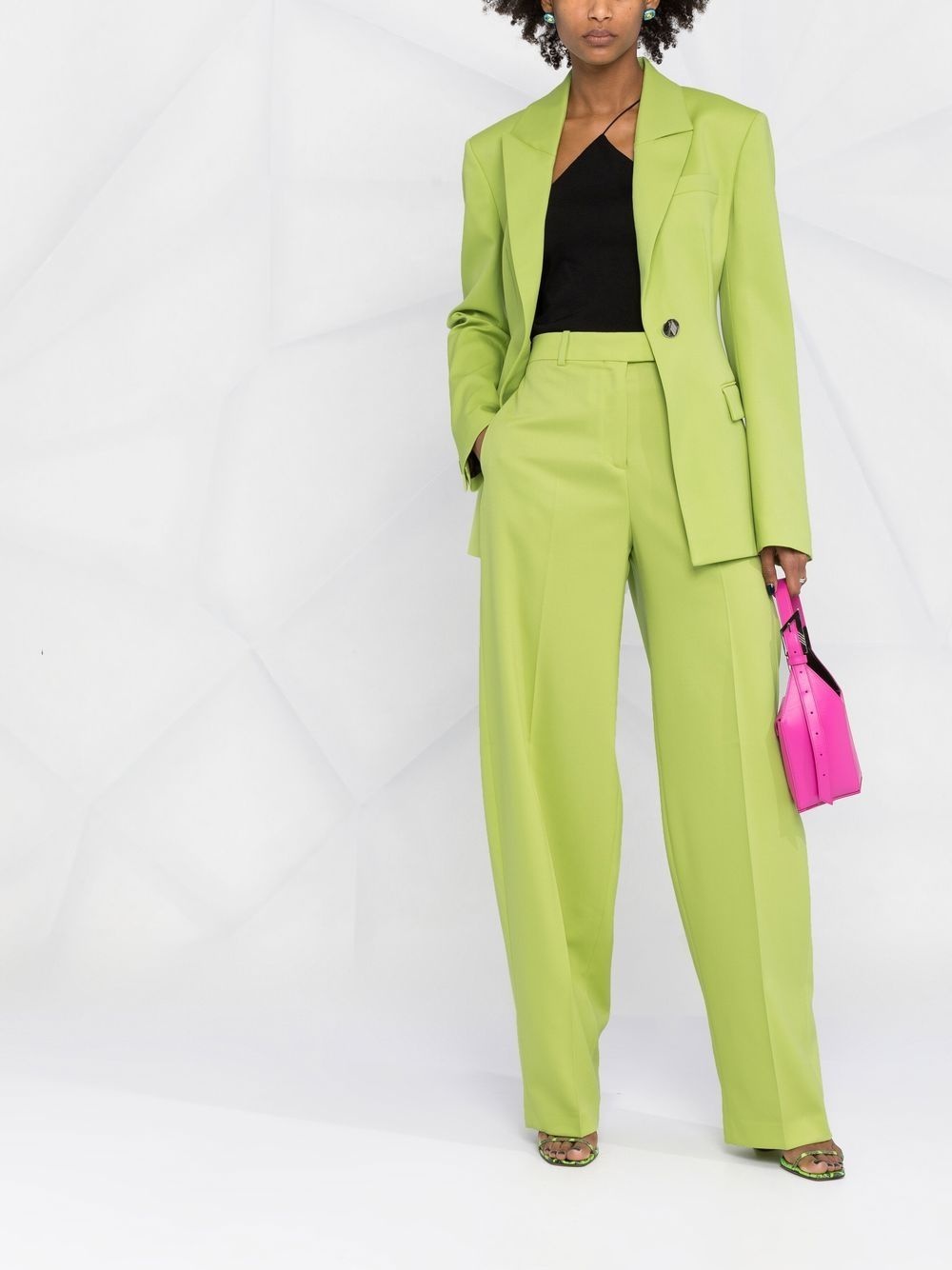 wide-leg tailored trousers - 2
