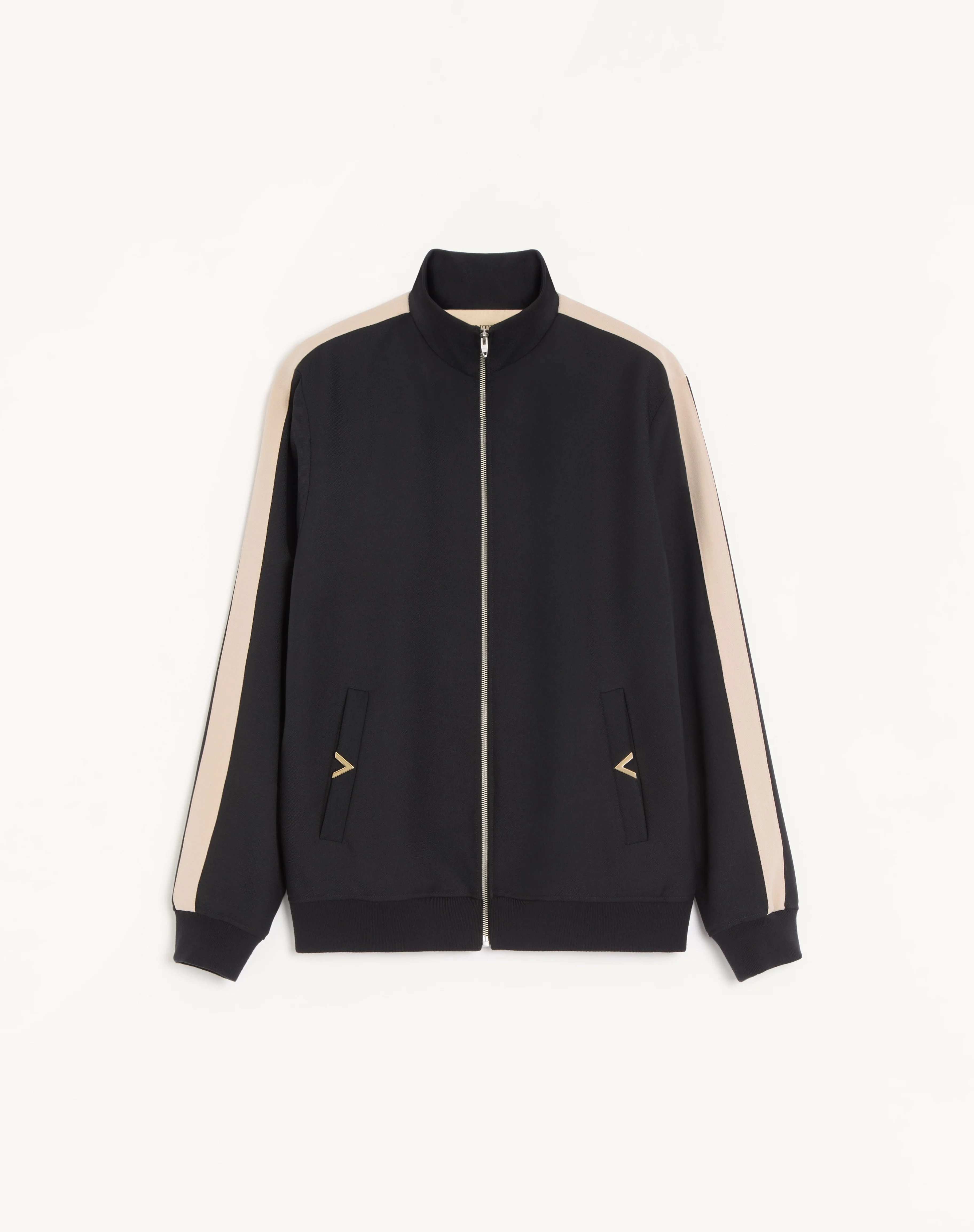 VALENTINO NYLON SWEATSHIRT WITH VGOLD - 1
