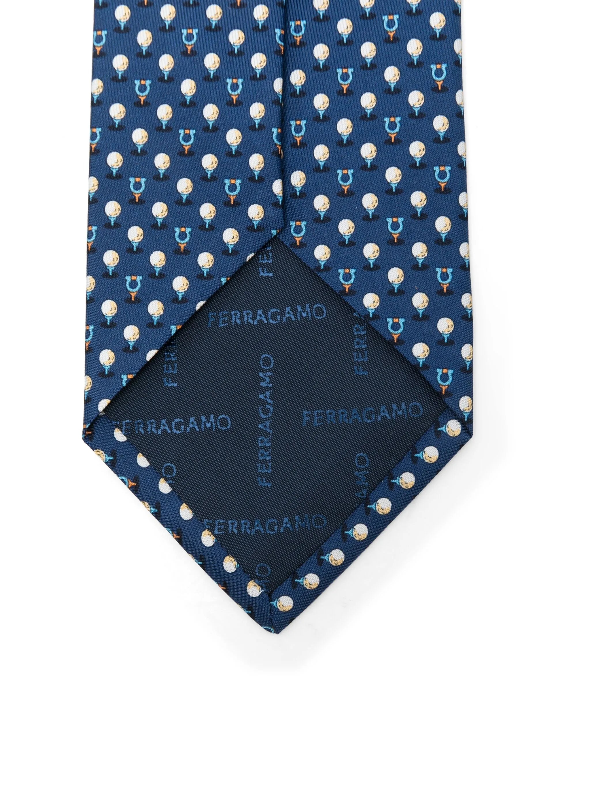 Geometric-print Silk Tie - 2