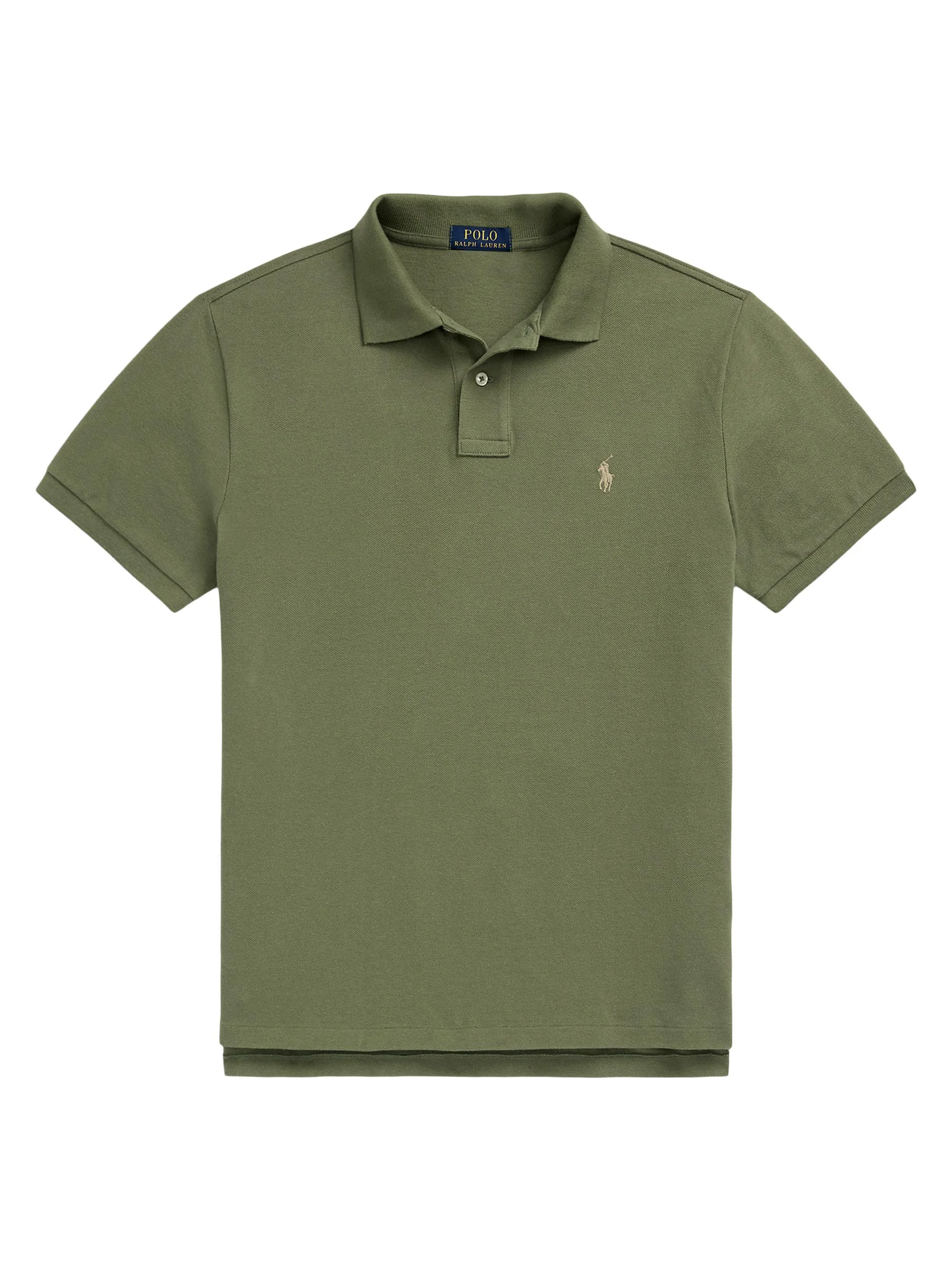Men's Basic Custom Slim-Fit Mesh Polo Shirt - Garden Trail - 1