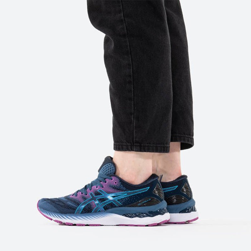 (WMNS) ASICS Gel Nimbus 23 'Digital Aqua Plum' 1012A885-402 - 8