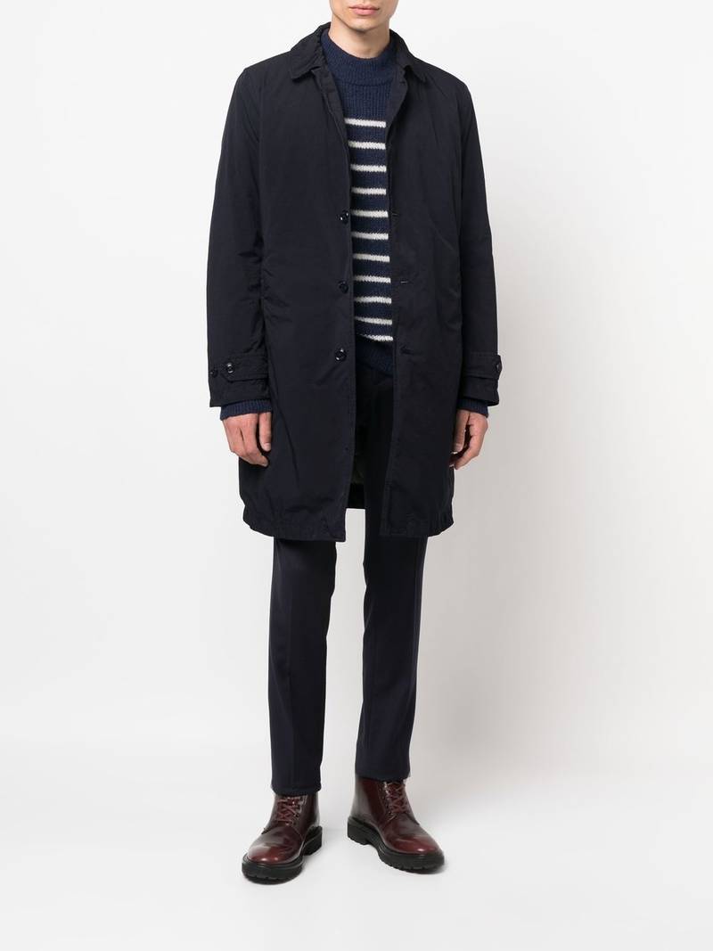 Aspesi mid-length single-breasted coat outlook