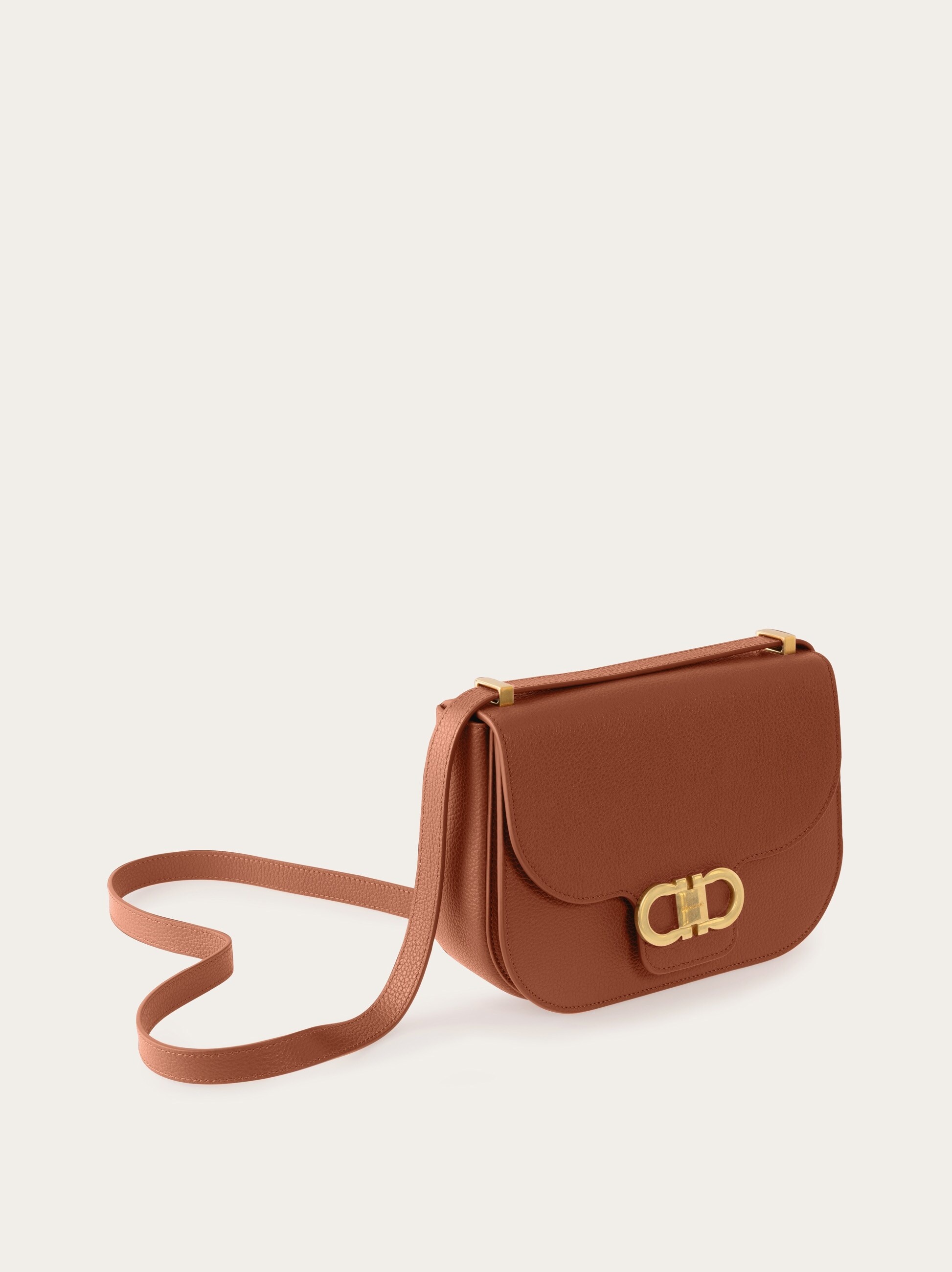 Double Gancini crossbody bag (XS) - 6