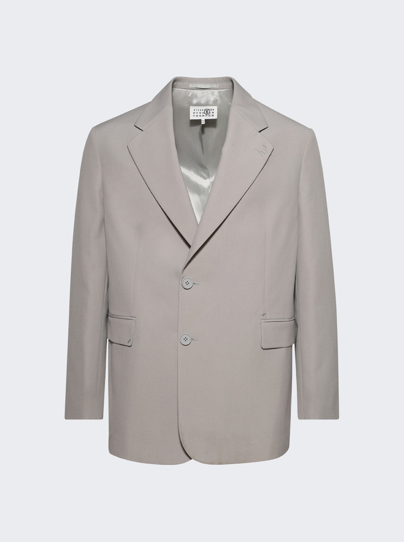 Tailored Blazer Pale Grey 1