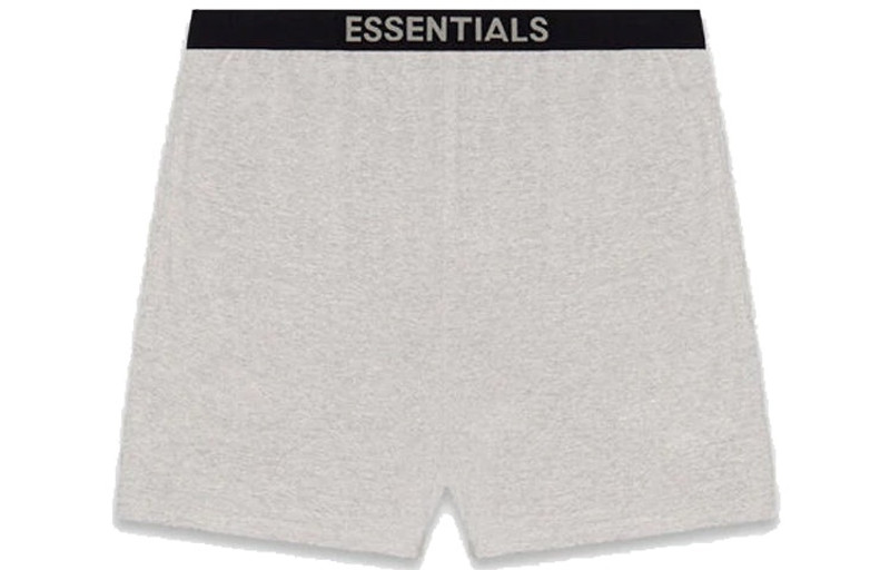 ESSENTIALS Fear of God Essentials FW20 Lounge Shorts 'Heather Oatmeal' FOG-FW20-176 outlook