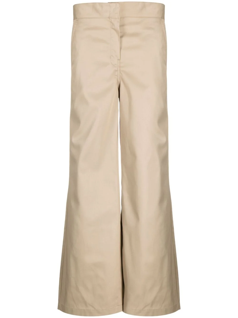 reversed waistband chino pants - 1