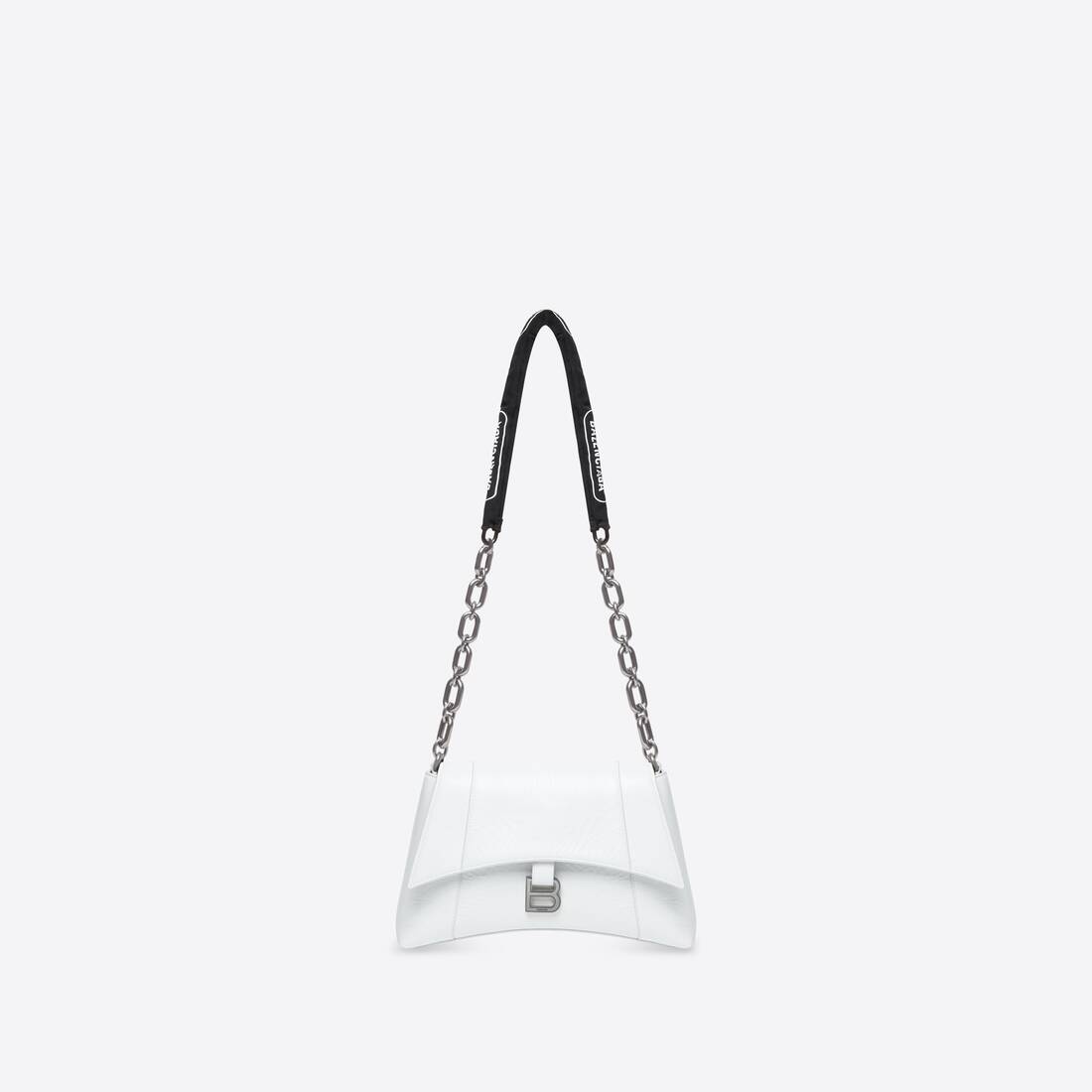 Women's Downtown Small Shoulder Bag With Chain in White - 1