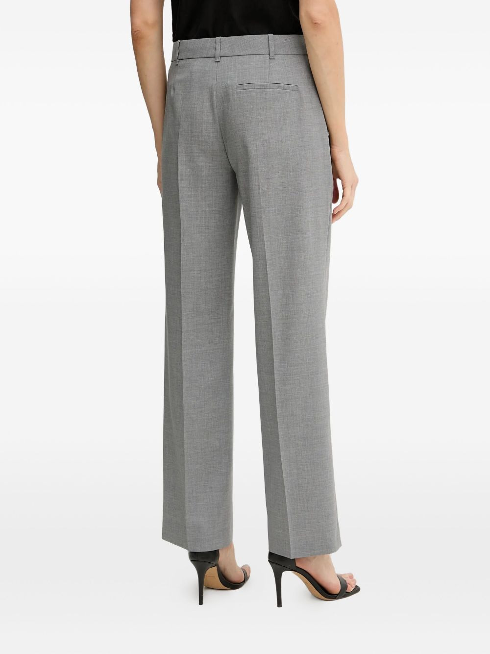 pleated welt-pocket trousers - 3