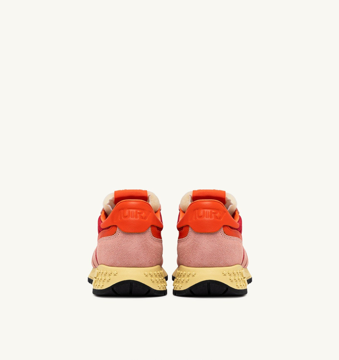 REELWIND LOW SNEAKERS IN BLOSSOM AND MOLTEN LAVA SUEDE AND MESH - 4
