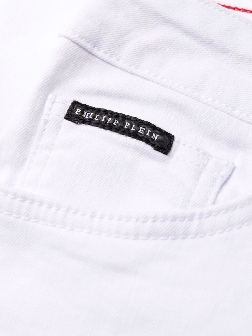 logo slim-fit jeans - 6