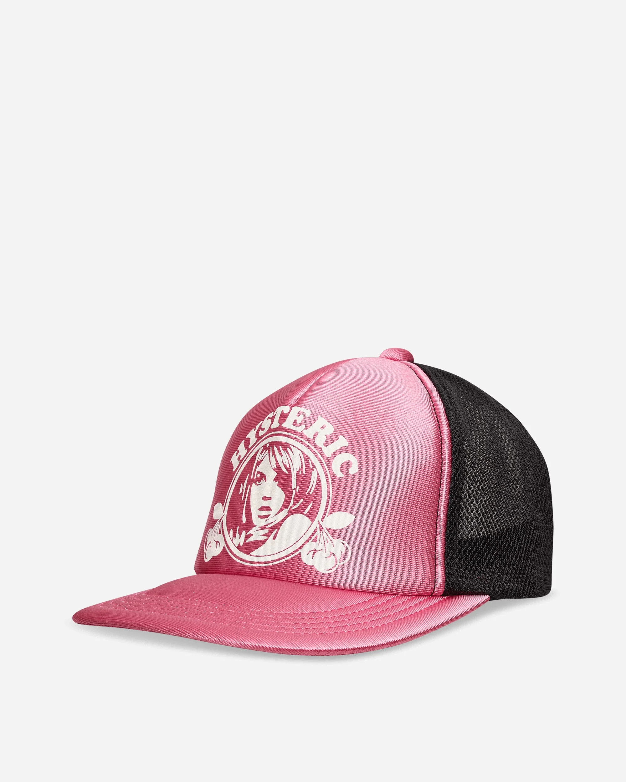 Hysteric Cherry Glossy Mesh Cap Pink - 1