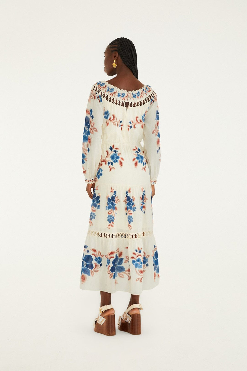Sand Renata Floral Drawstring Cut-Out Maxi Dress 3