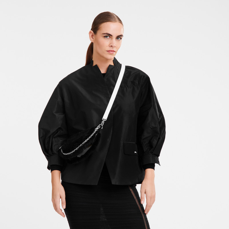 Longchamp Smile S Crossbody bag Black - Leather outlook