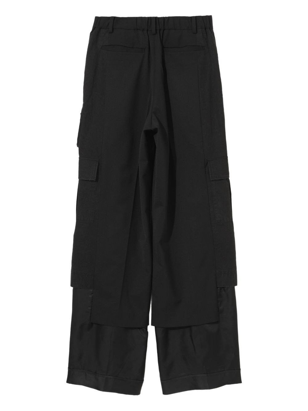 layered cargo trousers - 2