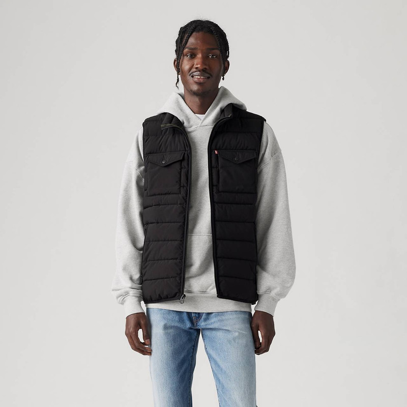 2 CHEST POCKET LIGHTWEIGHT QUILTED VEST 2