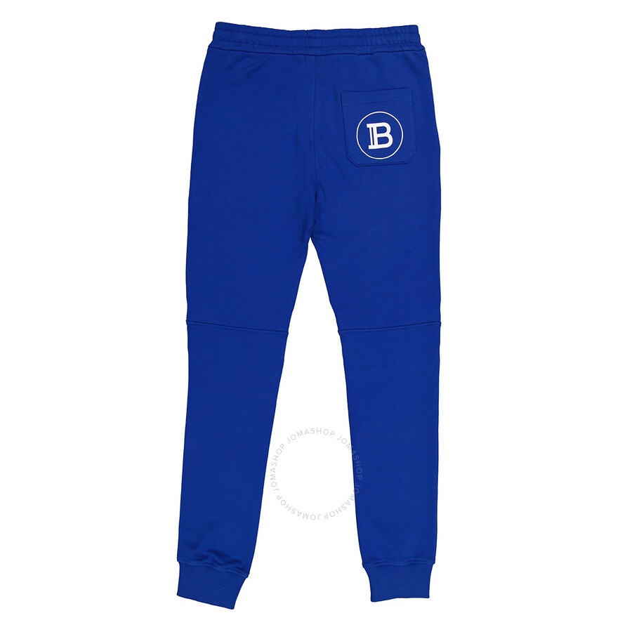 Balmain Men's Logo Printed Cotton Jogging Pants - 5