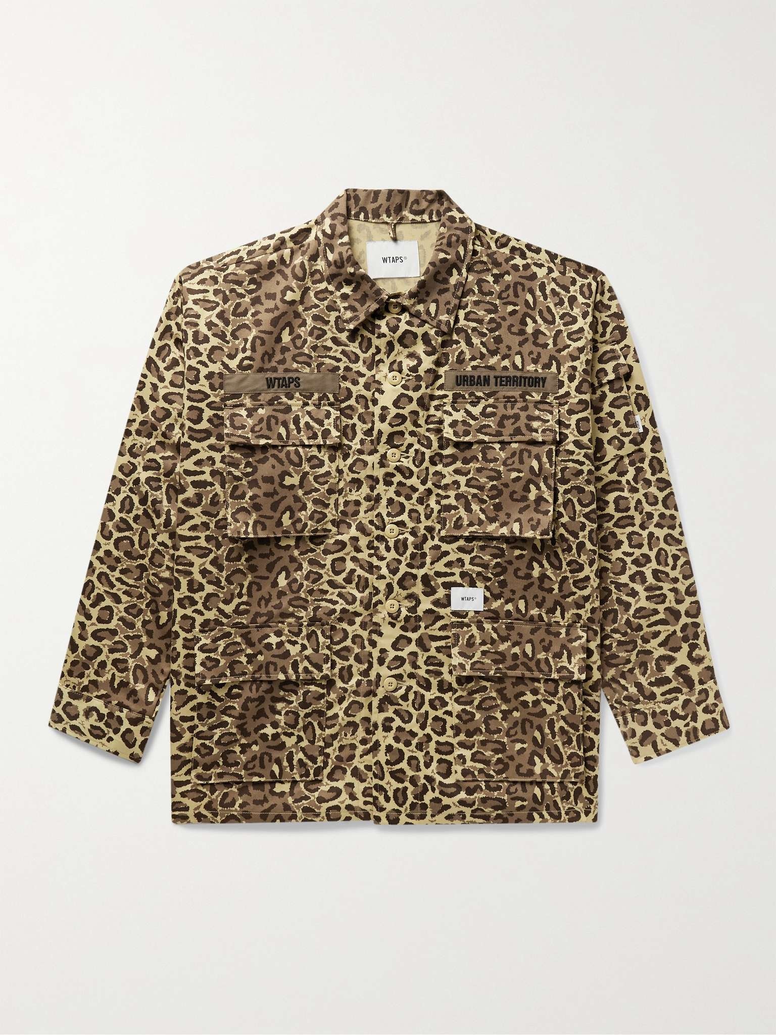 Jungle Logo-Embroidered Printed Cotton-Twill Jacket - 1