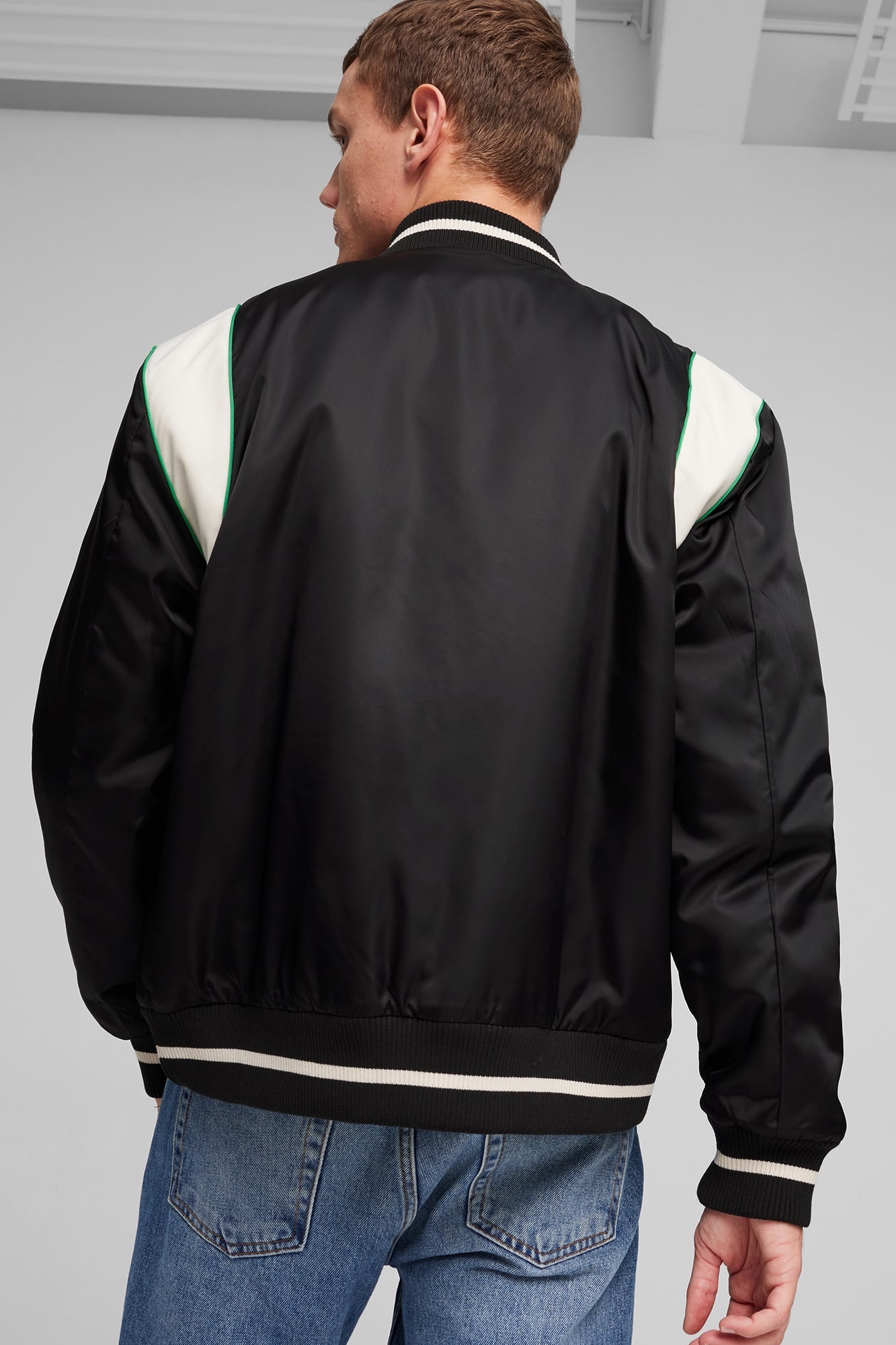 For the Fanbase PUMA TEAM Men's Varsity Jacket - 7